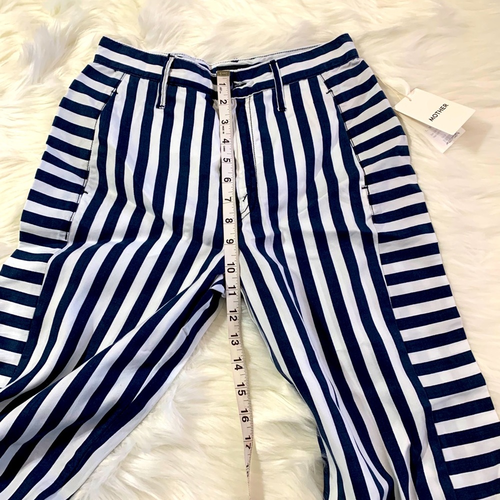 Mother the inset Greaser Jeans Pant Navy Blue Jean - Picture 10 of 12